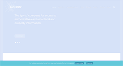 Desktop Screenshot of land-data.org.uk